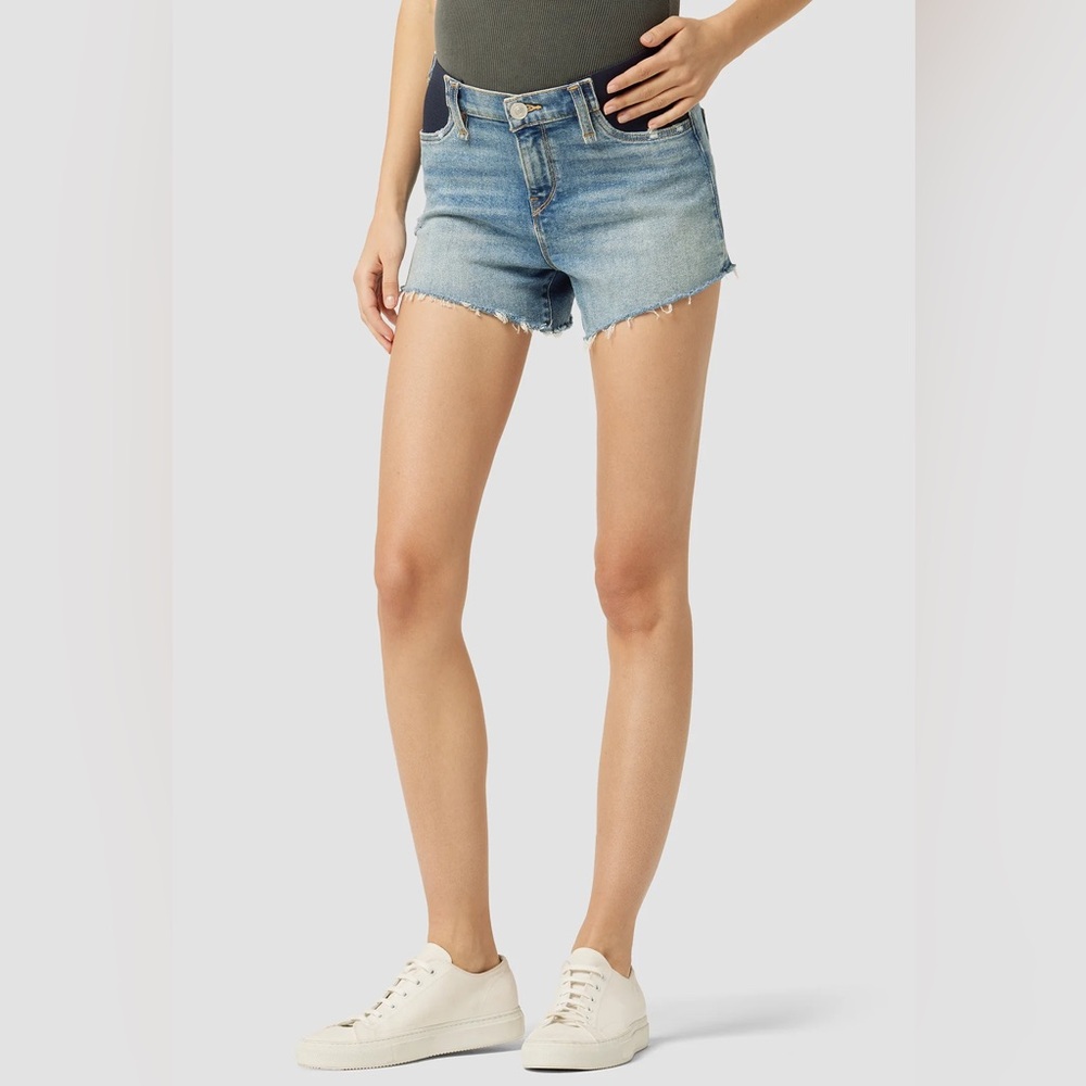Hudson | Gemma Maternity Jean Shorts in Pearls NWT NEW!